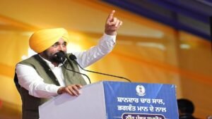 मोगा में CM ने दी विकास परियोजनाओं की सौगात:50 बेड के अस्पताल का शिलान्यास, स्कूल ऑफ एमिनेंस की रखी नींव