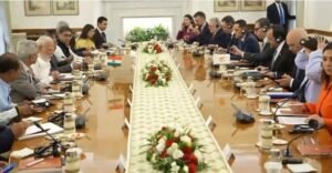 प्रधानमंत्री मोदी और साइप्रस के राष्ट्रपति निकोस क्रिस्टोडौलाइड्स ने दिल्ली में प्रतिनिधिमंडल स्तर की वार्ता की