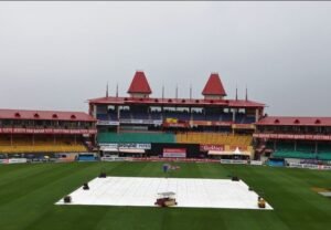 धर्मशाला में भारत और अफगानिस्तान के बीच होने वाले वनडे मैच में बारिश के कारण देरी लगातार बारिश के बीच टॉस स्थगित