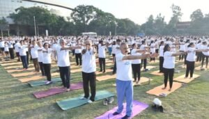 तस्वीरों में: पंजाब, हरियाणा, चंडीगढ़ में मनाया गया योग दिवस