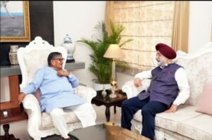 पंजाब के राज्यपाल कटारिया से मिले दिल्ली के उपराज्यपाल संधू