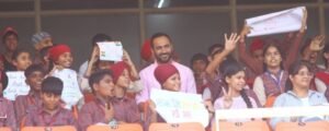 बरनाला के छात्रों की जय-जयकार के साथ चंडीगढ़ में टेस्ट मैच का तीसरा दिन जीवंत