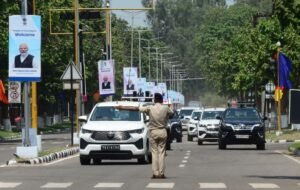 प्रधानमंत्री नरेंद्र मोदी आज चंडीगढ़ पहुंचे, 10 हजार पुलिसकर्मी