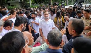 पीएम मोदी के आवास के बाहर राहुल गांधी के नेतृत्व में हुए प्रदर्शन पर बीजेपी ने तेज किया हमला
