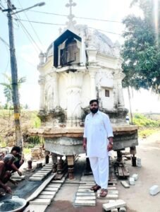 कुरुक्षेत्र के एक व्यक्ति ने कोच्चि में 203 साल पुराने मंदिर को स्थानांतरित करने के लिए इंडिया बुक ऑफ रिकॉर्ड्स में जगह बनाई