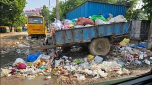 मानसून के दस्तक से गुरुग्राम सेक्टर गंदगी में डूबे