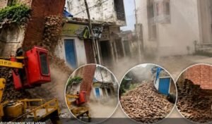 3 सेकंड में भरभराकर गिरी सैकड़ों साल पुरानी रानी का महल, देखें मुजफ्फरनगर में बड़े हादसे का लाइव वीडियो