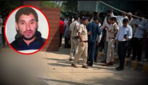 हिसार के मोस्ट वांटेड गैंगस्टर विनोद पन्नू की कोर्ट के बाहर गोली मारकर हत्या 1 हमलावर ने काबू पा लिया