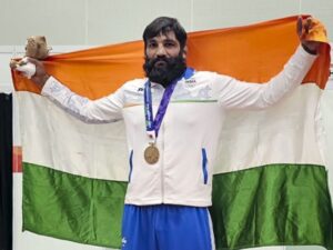 सोनीपत के डाबरपुर गांव से आइची-नागोया तक: सुनील कुमार ने अपने पिता के लिए कांस्य पदक जीता