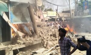 मानसा कांड: गुस्साई भीड़ ने जोटा हत्याकांड के आरोपी की दुकान में तोड़ी तोड़फोड़, आग लगाई आग
