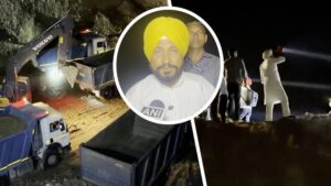 चन्नी ने रोपड़ में अवैध रेत खनन का आरोप, रात में टिपर ट्रक में साइट पर पहुंचे
