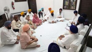 अकाल तख्त सचिवालय में पेश हुए आप के विधायक, विधायक गियासपुरा के बयान को किया खारिज