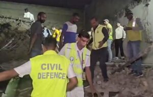 दिल्ली में निर्माण स्थल पर इमारत का स्लैब गिरने से मजदूरों के फंसे होने की आशंका