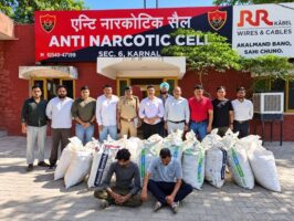 करनाल पुलिस ने 1.35 करोड़ रुपये मूल्य की 519.9 किलोग्राम गांजा जब्त, 2 गिरफ्तार