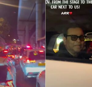 ‘ऑस्कर विजेता भी बेंगलुरु के ट्रैफिक से बच नहीं सकता’: कार से फैंस पर हाथ हिलाते हुए देखिए एआर रहमान